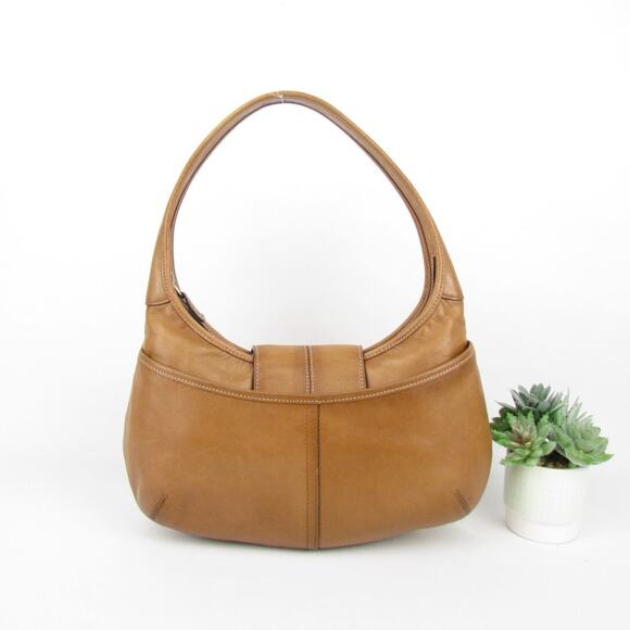Coach Brown Leather Hobo Bag - Picture 2 of 9